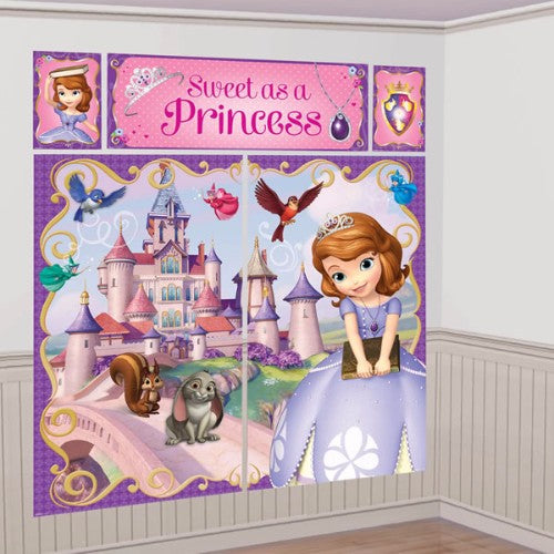 Sofia The First Scene Setter Wall Decorating Kit