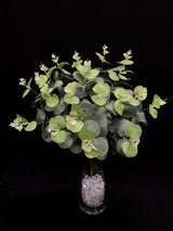 Lifelike green Eucalyptus Bunch for stylish decor, perfect as a standalone piece or floral arrangement filler.