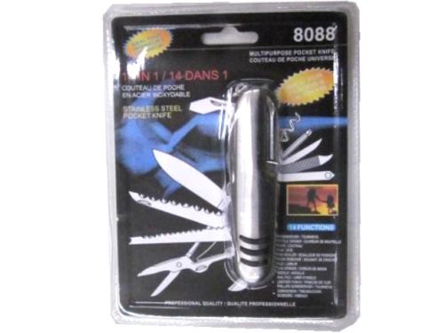 Versatile Army Knife set featuring 11 functions, perfect for camping, hiking, and everyday tasks, sold in 3 units.