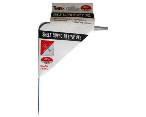 Premium shelf support in 15 x 20cm, perfect for durable home or office organization; includes 4 packs with 2 pieces each.