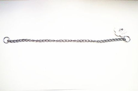 Durable 4mm thick dog chain with 2 rings, 70cm long, perfect for walks and training with small to large breeds.