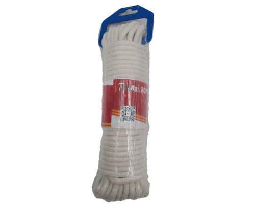 Heavy-duty 15m cotton rope, eco-friendly, durable, versatile for indoor/outdoor use, sold as a pack of 6 units.