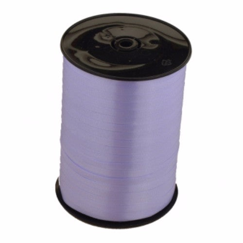 Lavender curling ribbon roll, 500m, perfect for elegant gift wrapping and decorations for any special occasion.