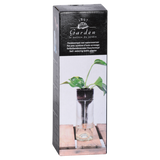 Self-watering bottle planter set of 2, recycled glass, 7x7x22cm, ideal for hassle-free plant care and modern decor.