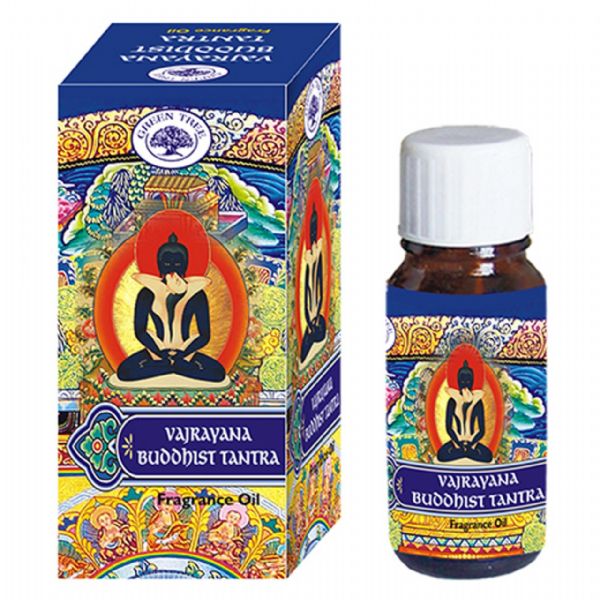 Green Tree Buddhist Tantra Oil, a 10ml fragrance for spiritual relaxation and mindful meditation, enriched with authentic scents.