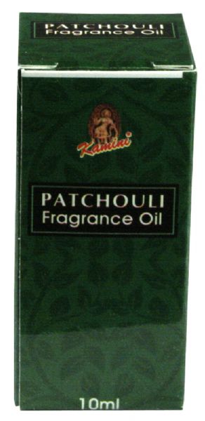 10ml Kamini Patchouli Aroma oil for relaxation, with earthy musky scent, ideal for diffusers, massages, and meditation.