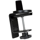 Desk-mount monitor arm with full motion articulation, supporting 12" to 34" displays for an organized, ergonomic workspace.