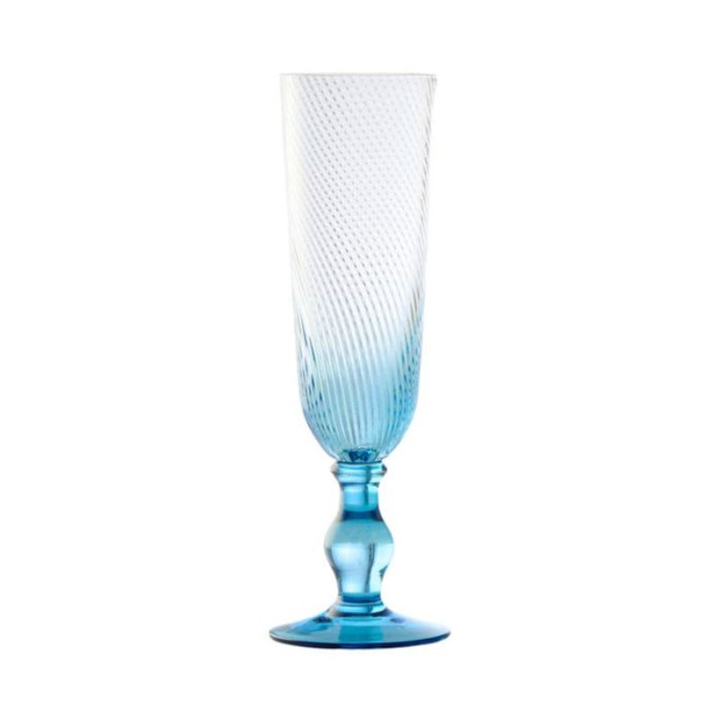 Champagne FLUTES - ASD SWIRL MIXED (SET OF 4)