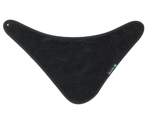 Classic black adult bandana made of 100% cotton, waterproof, adjustable, and versatile for style and protection.