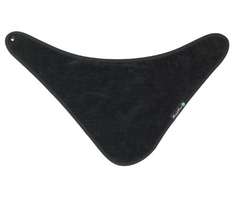 Classic black adult bandana made of 100% cotton, waterproof, adjustable, and versatile for style and protection.