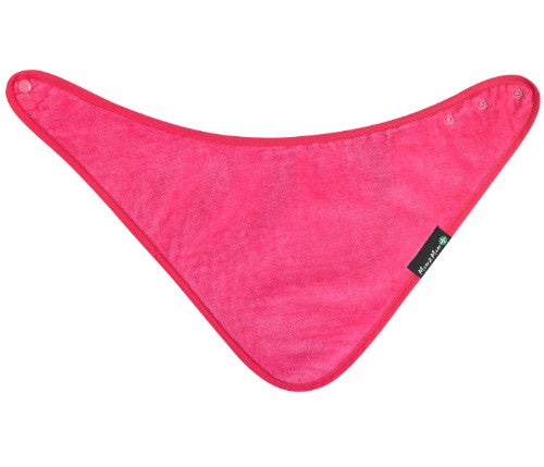 Vibrant cerise adult bandana made from 100% cotton, stylish, adjustable, waterproof, and machine washable.