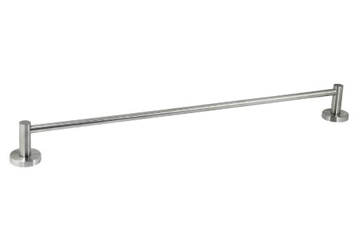 Sleek Brescia 600mm towel rail in satin stainless steel, designed for style and durability, perfect for any bathroom.