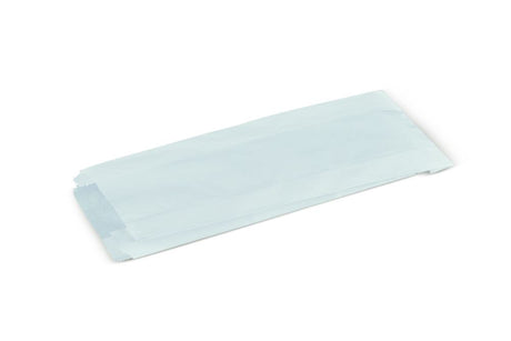 Premium grease-resistant paper bags for hot dogs, measuring 238 x 95 x 45mm, ideal for fresh, appetizing street food.