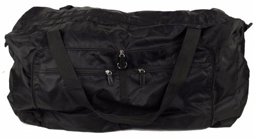 Expandable Travel Bag featuring a stylish design, spacious compartments, and adjustable strap for easy portability.