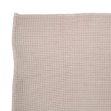 Waffle Towel 80x160cm in Pebble - lightweight Turkish cotton, quick-drying, stylish design for bathroom, beach, or pool use.