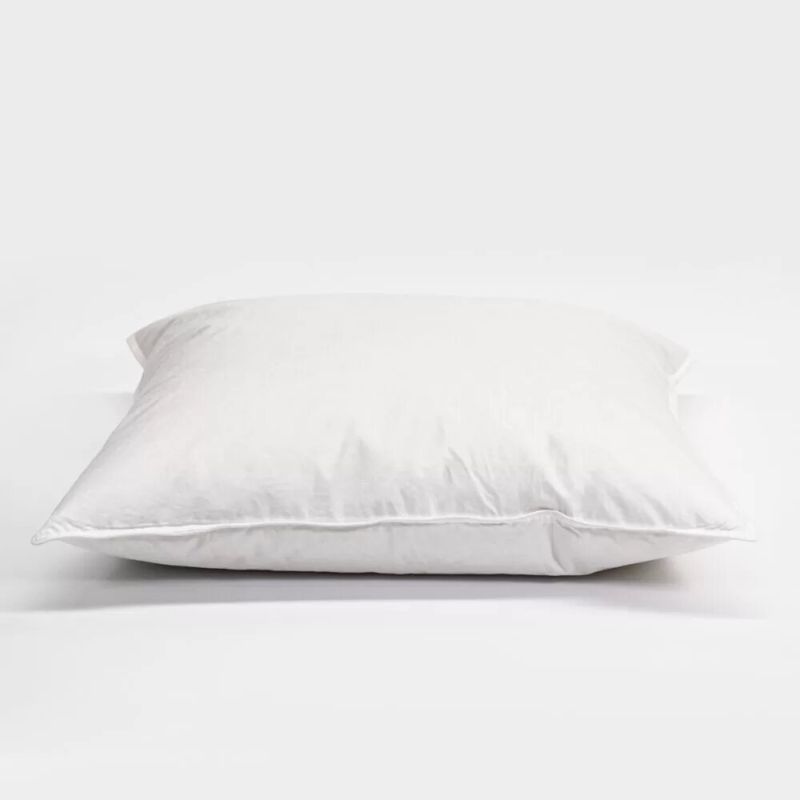 Luxurious Euro Pillow, 65 x 65cm, filled with 70% feather and 30% down for ultimate comfort and support.