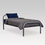 Charcoal quilt for King Single bed, filled with 400gsm recycled microfiber, hypo-allergenic, stylish square quilting.