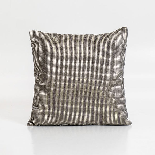 Stylish grey Aztec cushion cover with inner for enhanced comfort and modern decor in any living space.