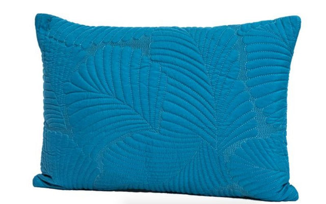 Oblong teal cushion cover by Dreamticket Amora, perfect for enhancing home decor with elegance and comfort.