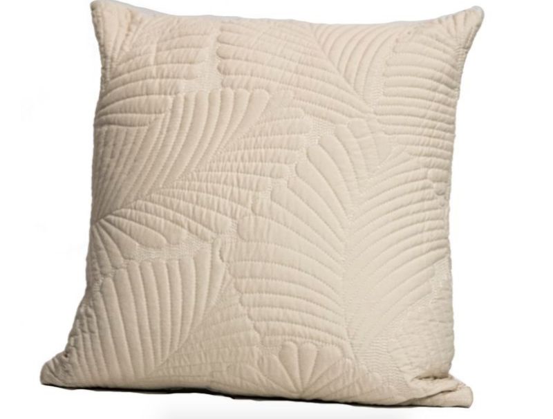 Beige square cushion cover from Dreamticket Amora, adding style and comfort to any living space.