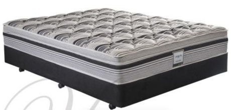 Top Bed Set - Sealy Corporate Euro: single bed with 27cm mattress and 15cm castors, perfect for comfort in smaller spaces.