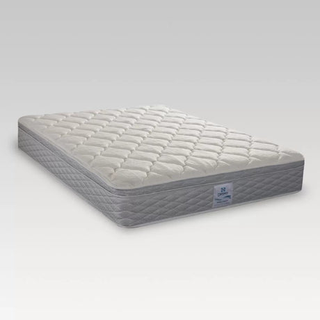 Sealy Corporate Euro single mattress with 27 cm height and plush topper for superior comfort and support.