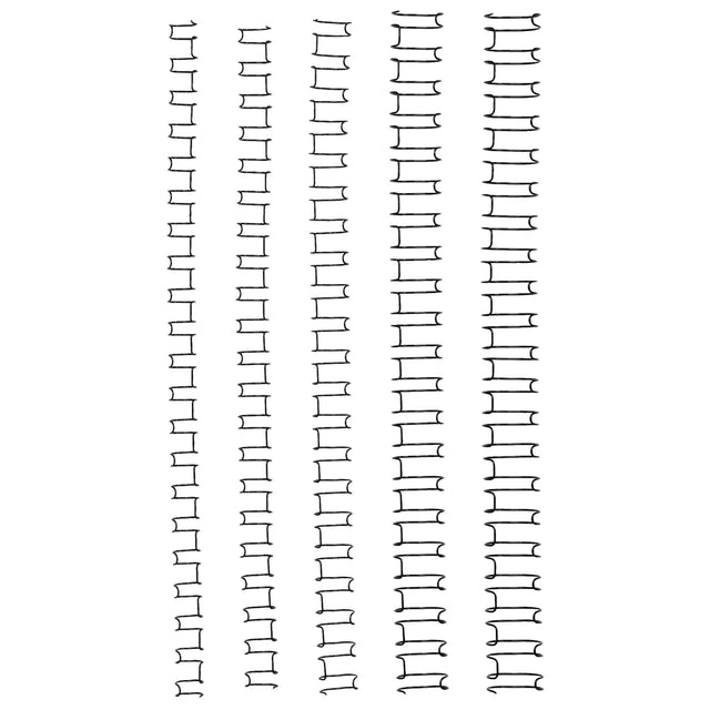 GBC Binding Wire 21 Loop 10mm in silver, perfect for securely binding documents with a professional finish.