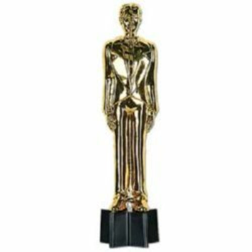 Elegant 22cm male trophy statuette for celebrating excellence in various award ceremonies and events.