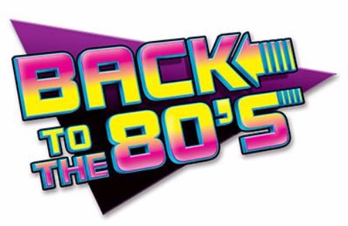 Back to the 80's Sign Cutout 60cm