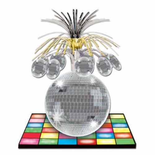 33cm cardboard disco ball centerpiece, perfect for adding glamour and fun to any celebration or event.