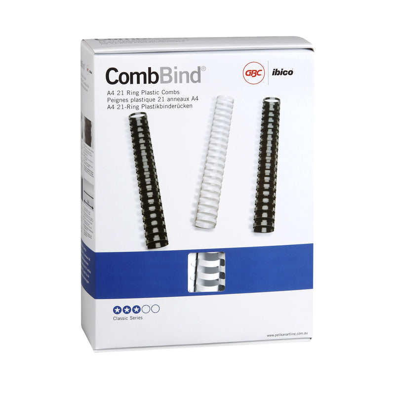 GBC Binding Comb 32mm White Pk50