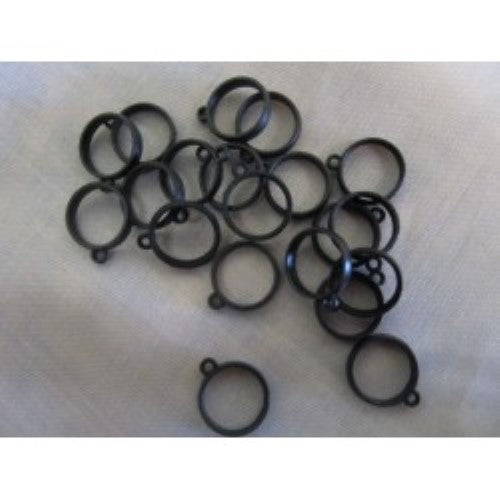 Durable plastic mast hoop for marine use, 12mm size, lightweight, easy to install, enhances sailing performance.