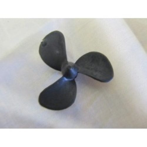 Lightweight 40mm plastic propeller designed for small boats, enhancing maneuverability and efficiency on the water.