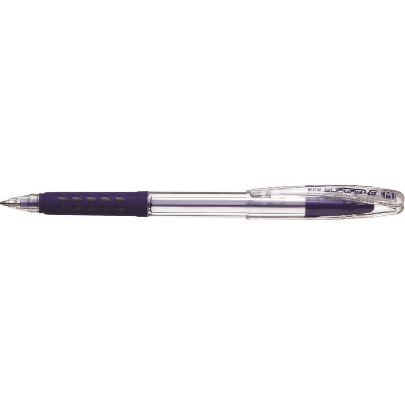Pentel Superb G Ballpoint Pen Med 1.0mm - Pack of 12