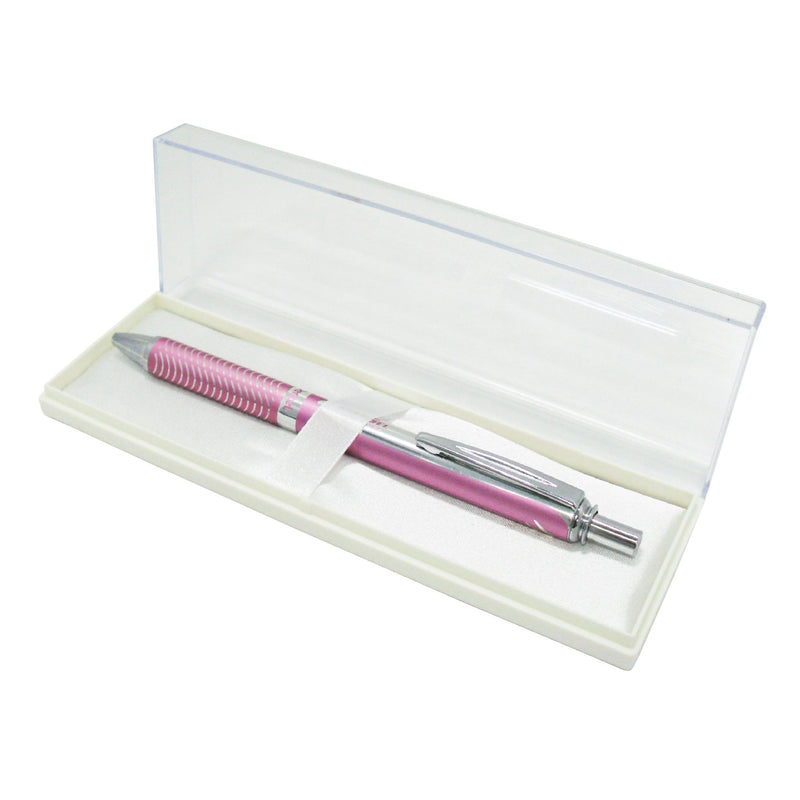 Pentel Alum Energel 0.7mm Pink Brl Black