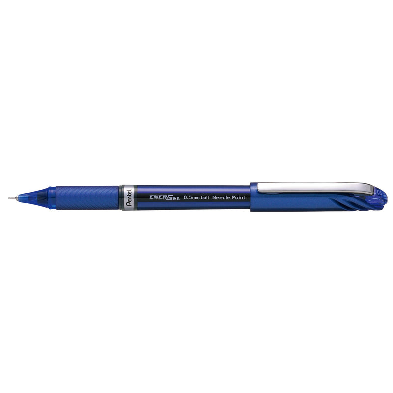 Pentel Energel Needle Point Pen 0.5mm Bl - Pack of 12