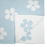 Anthea Throw Cloud by Bambury in pastel tones, featuring a daisy pattern, perfect for cozying up or enhancing decor.