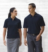 Dri Gear Active Polo for women, featuring moisture-wicking fabric, UV protection, and stylish raglan sleeves for versatile wear.