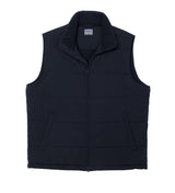 Men's Legacy Vest in polyester microfibre, featuring lightweight insulation, zippered pockets, and a stylish quilted design.