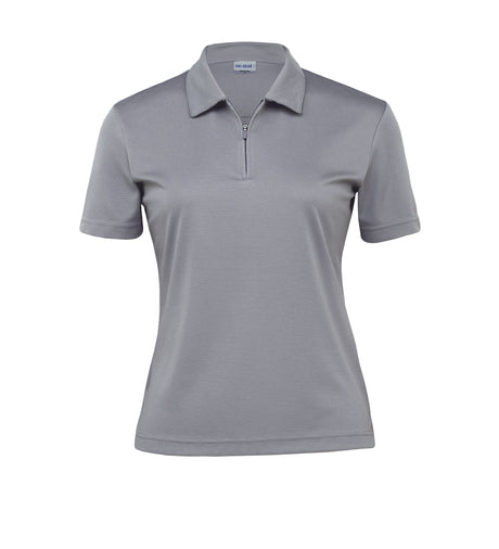 Women's Dri Gear Ottoman Lite Polo in micro poly fabric with moisture-wicking, UV protection, and stylish design features.