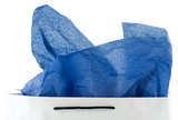 Royal blue tissue paper pack of 480 sheets, ideal for wrapping gifts elegantly while providing cushioning for fragile items.