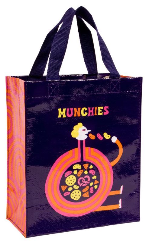 Eco-friendly Handy Tote - Munchies made from recycled materials, perfect for carrying snacks on-the-go.