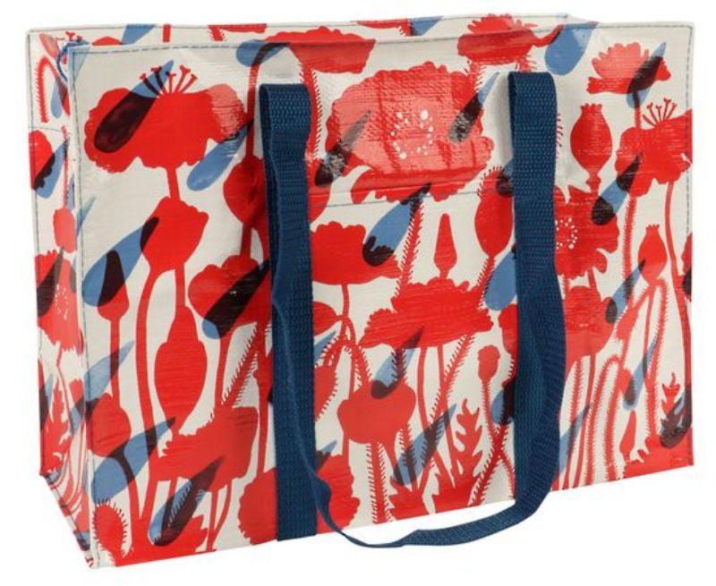 Eco-friendly Shoulder Tote Bag - Flower Shower with vibrant floral design, spacious for shopping or outings.