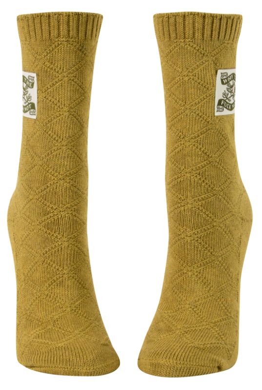 Blue Q Tag Socks in Small/Medium featuring quirky quotes, soft organic cotton, and a comfortable, snug fit for all-day wear.