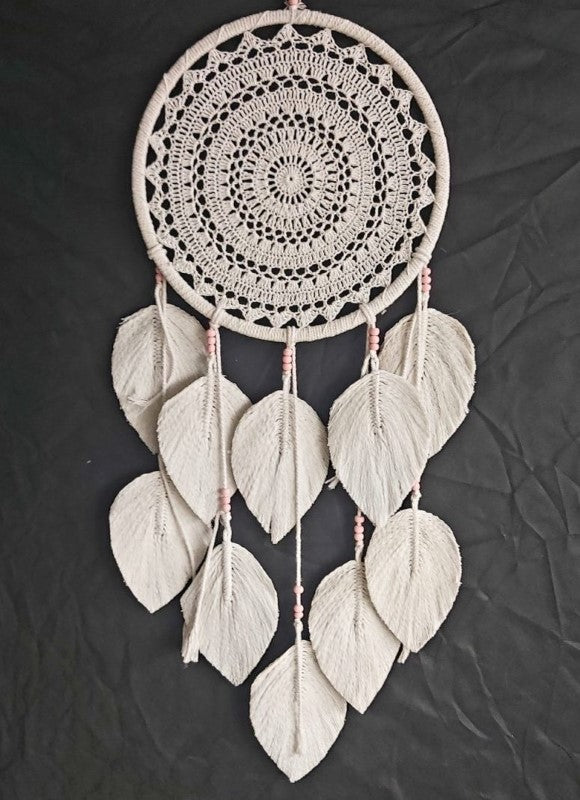 Dreamcatcher - White Crochet (32cm)