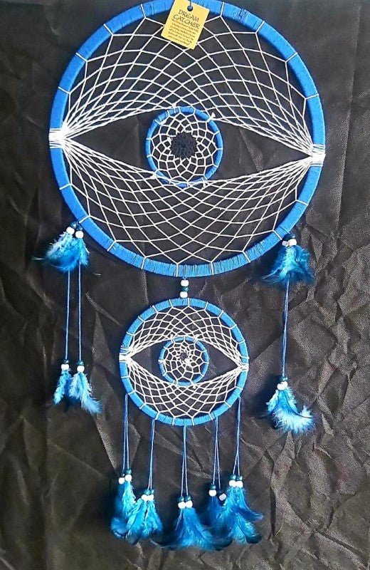 Dreamcatcher - Nazar (22cm) with eye design, symbolizing protection and harmony, perfect for home decor and positive energy.