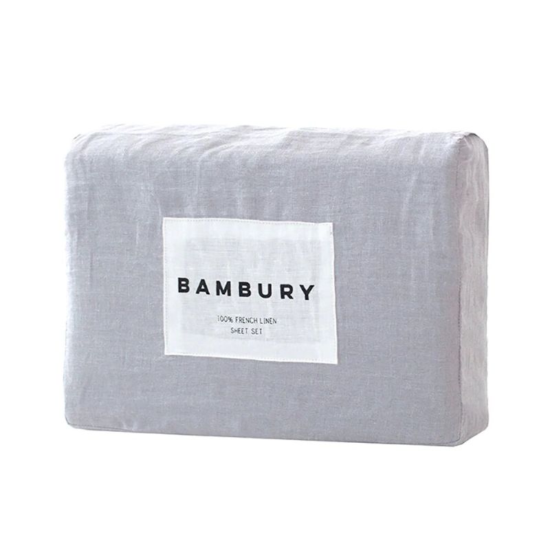 King Sheet Set - Linen - Banbury  Bed (Silver)