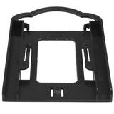 2.5" SSD/HDD mounting bracket for 3.5" drive bays, enabling tool-less installation for quick and easy upgrades.