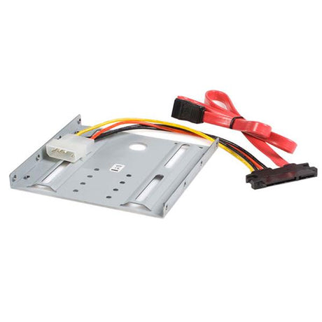 2.5in SATA to 3.5in drive bay mounting kit enabling secure installation of HDDs and SSDs for enhanced desktop performance.