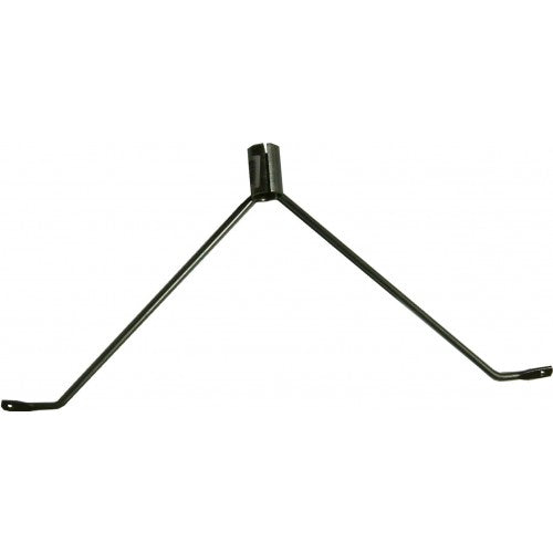 All-metal broom brace designed for 28mm handles, providing support and stability for heavy-duty cleaning tasks.